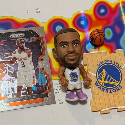 Chris Paul figure and cards like new