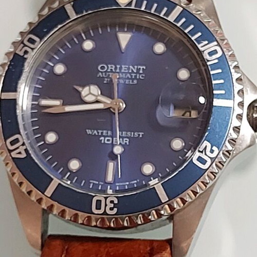 Orient Divers 100M automatic men's watch used vintage 1990