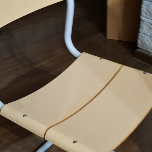Office chair like new, wood and metal