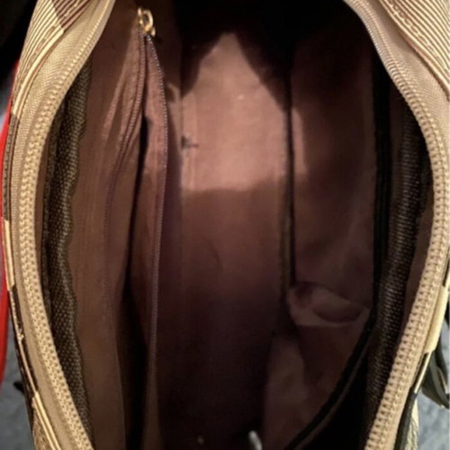 Fragola crossbody bag like new, beige and brown, adjustable strap
