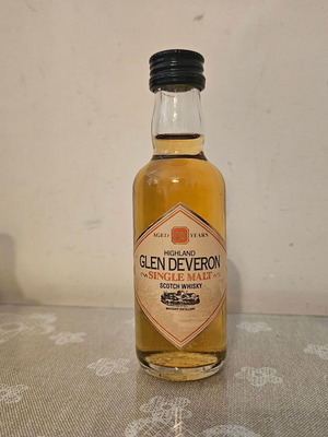 Glen Deveron 12yo whisky miniature new, sealed