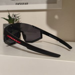 Prada sunglasses with case, new, black