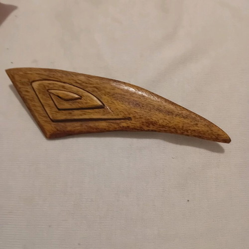 Wooden pin new brown