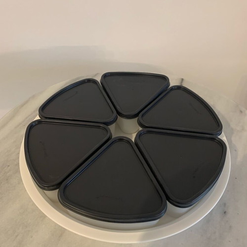 Tupperware rotating tray new for nuts