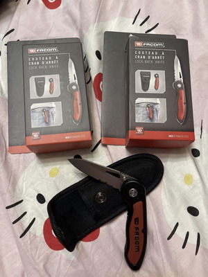 Facom Lock-back Knife 840.FPB New, Professional Folding Knife