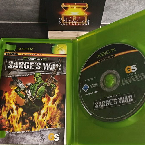 Army Men: Sarge's War Xbox Original used