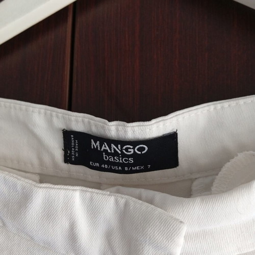 Mango basics white soft jeans, size 40