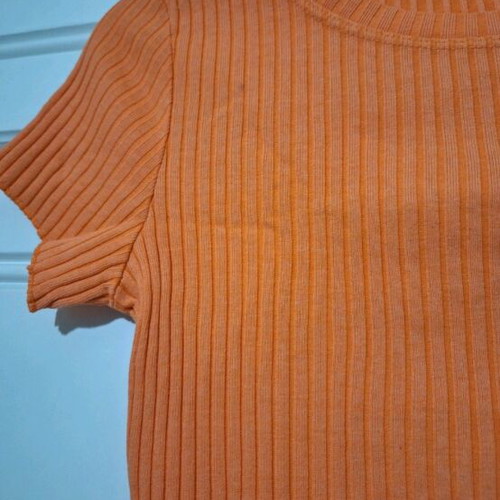 Crop top orange new, size M