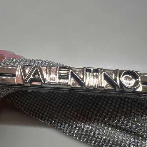 Valentino silver handbag like new