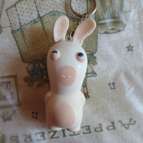 Rabbit Invasion keychain used figure