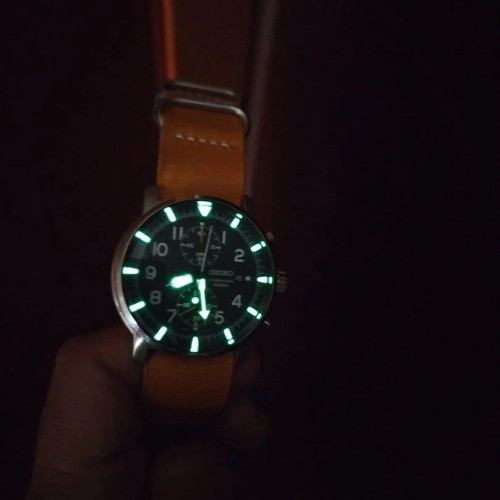 Seiko Chronograph watch like new, Japan, Hardlex crystal, 100m waterproof
