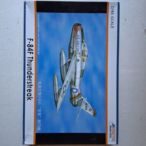 Kinetic Plastic Model F-84F Thunderstreak unused from Greece