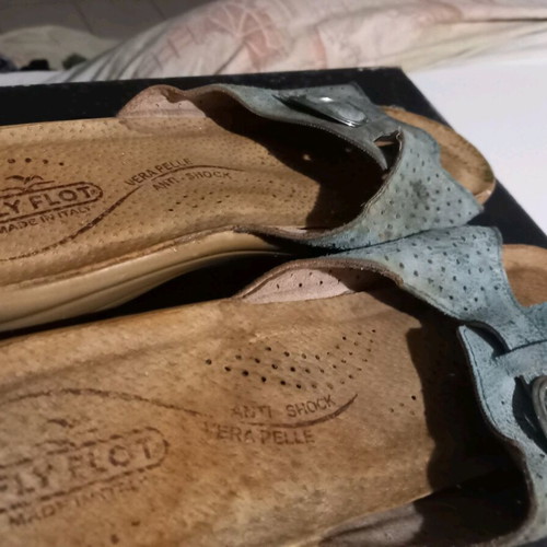 A.L.E. women's beige anatomical sandals used size 40