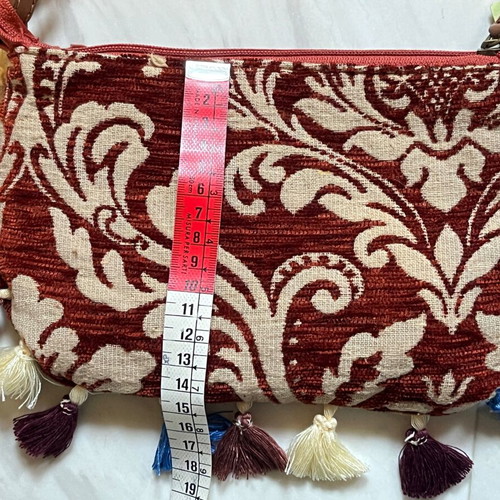 Caprisa crossbody bag new colorful with boho tassels