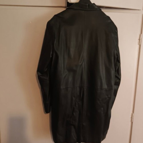 Leather coat Vainas Leather 3XL like new, black, quilted lining