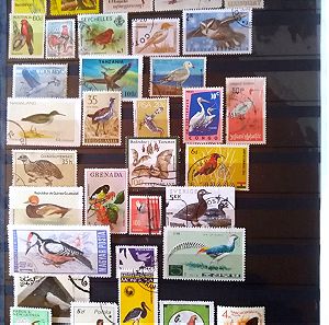 Γραμματόσημα 34 θεματικά  από 34 χώρες