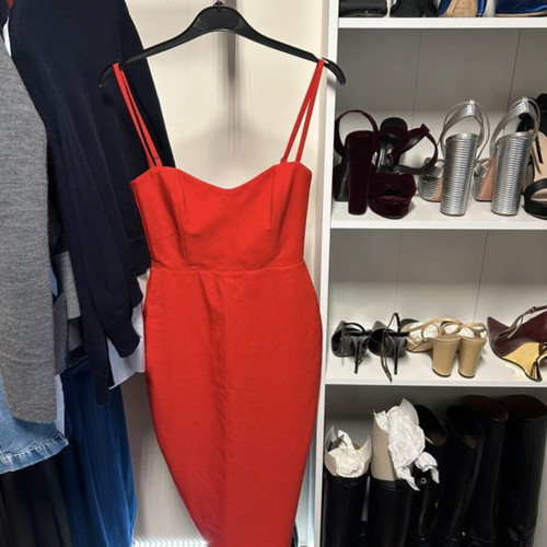Nookie Allure Midi Dress new, cherry red, size S