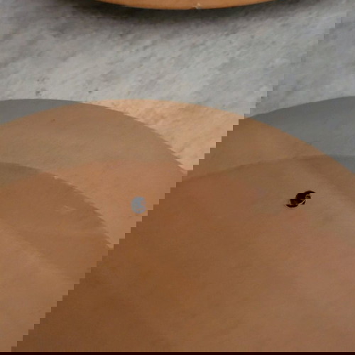 Vintage ξύλινα πιάτα τοίχου μεταχειρισμένα, πακέτο 4