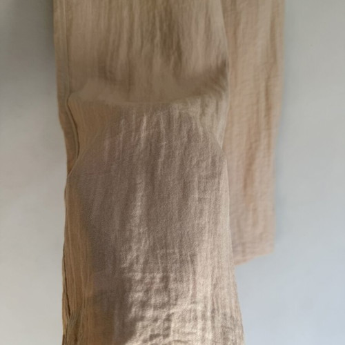 H&M Beige Linen-Look Pants XS Like New