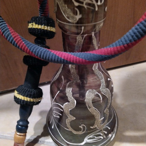 Hookah very old used, height one meter