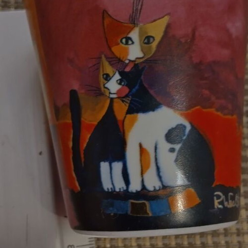 Porcelain candle holder like new, Rosina Wachtmeister Amico E Amica