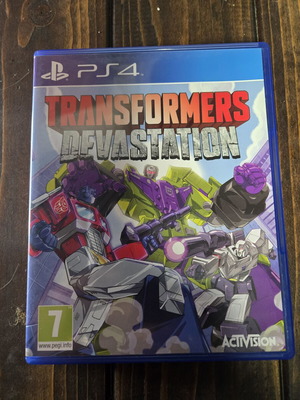 Transformers Devastation PS4 game, like new, rare collectible