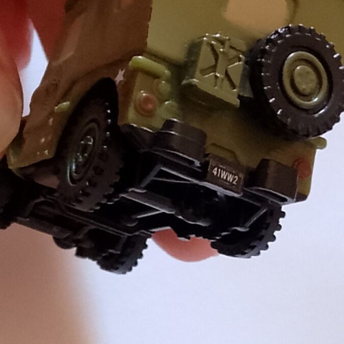 Disney Pixar Cars Sarge Jeep plastic toy like new, 5cm