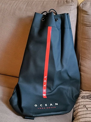 Prada backpack black like new