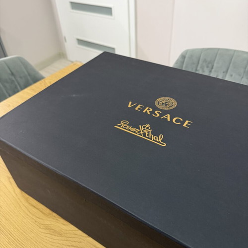 Versace Rosenthal La Scala Del Palazzo Rosa 32-Piece Dinnerware Set new, bone china