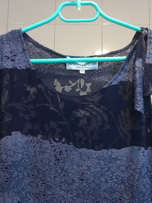 Maria Glenster dress size L like new, blue