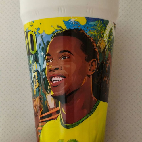 FIFA World Cup Ronaldinho Limited Edition collectible glass new