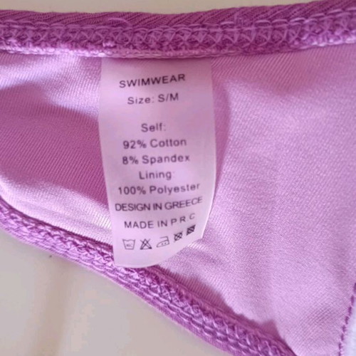 Fuchsia swimwear set like new, size S/M, Luigi