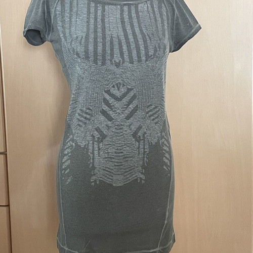 Diesel women's T-shirt used, grey, size M