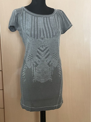Diesel women's T-shirt used, grey, size M
