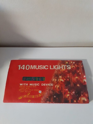 Christmas music lights