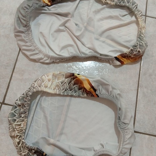Pair of elastic sofa armrest and chair covers, large and medium