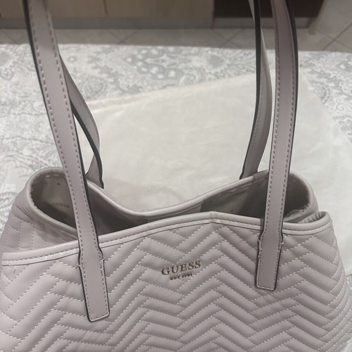 Guess Vikky II Large 2-in-1 Tote bag, like new, white
