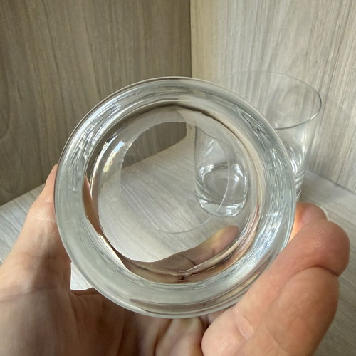 Whiskey glasses, set of 2, classic lowball with heavy base