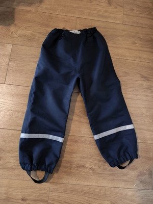 H&M waterproof windproof pants size 104, like new, blue