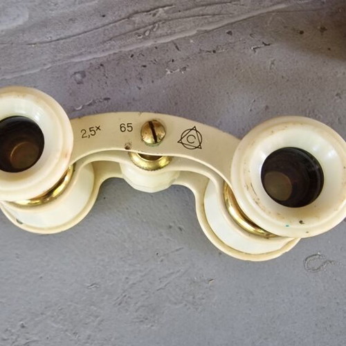 Rare Russian opera glasses used, made in USSR around 1950