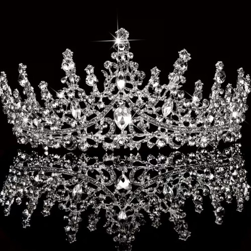 Wedding Tiara with Crystal Rhinestones Unused
