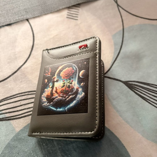Little Prince wallet, grey, A To Z Greek