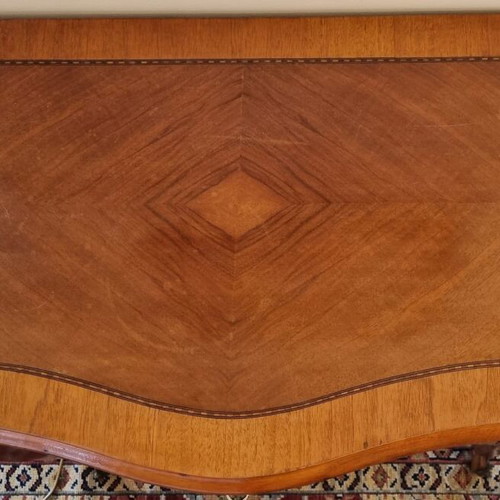 Console bar used with mirror and glass shelf