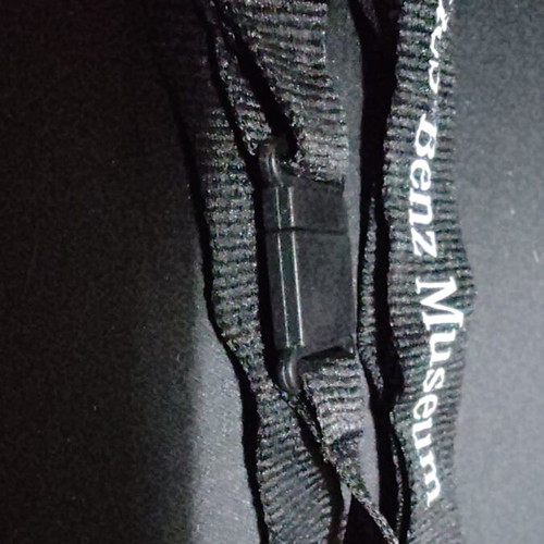 Lanyard keychain Mercedes Benz Museum like new, black