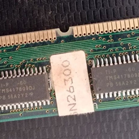 Vintage RAM 8MB 72-pin SIMM Texas Instruments used