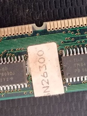 Vintage RAM 8MB 72-pin SIMM Texas Instruments used