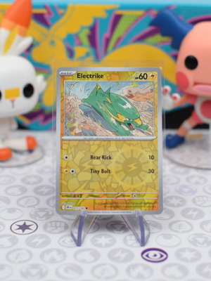 Pokémon Destined Rivals Electrike DRI 075 Reverse Holo κοινή κάρτα NM