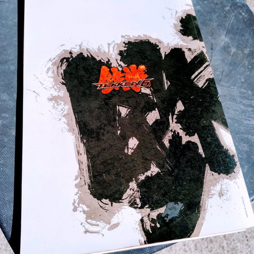 Tekken 6 Artbook with poster like new