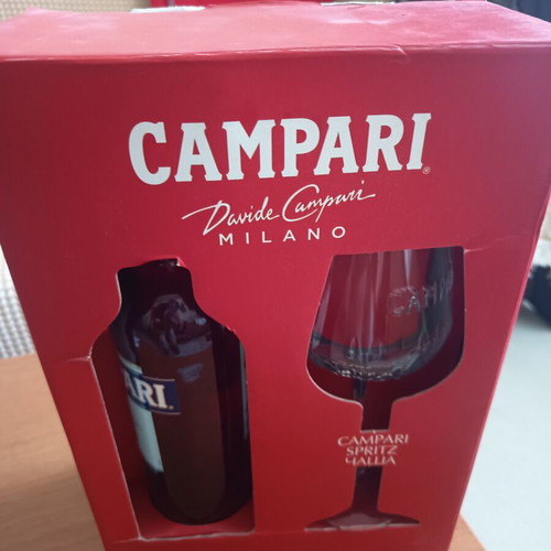 Campari 0.7L with glass new