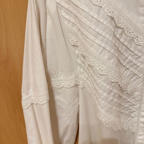 Zara white shirt like new, size L